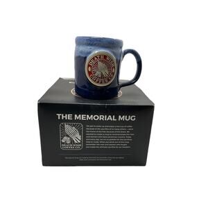 Death Wish Coffee Blue Mug Cup 2019 The Memorial DENEEN USA 2009/3500 W/ BOX